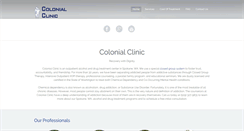 Desktop Screenshot of colonialclinic.com