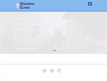 Tablet Screenshot of colonialclinic.com